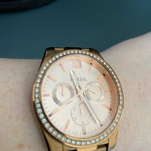 Fossil Rose Gold Boyfriend Watch - Picture 2 of 4